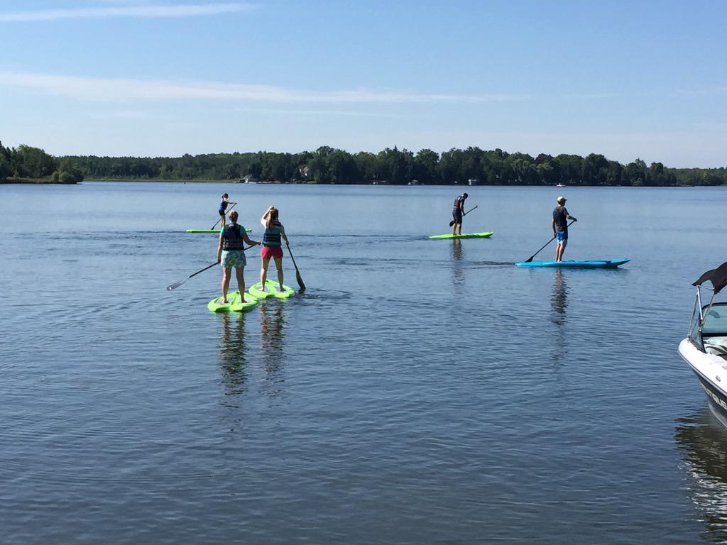 McClintocks's tweet photo. Paddle board rentals heading out on this beautiful day! http://t.co/O2zIJ5lYle