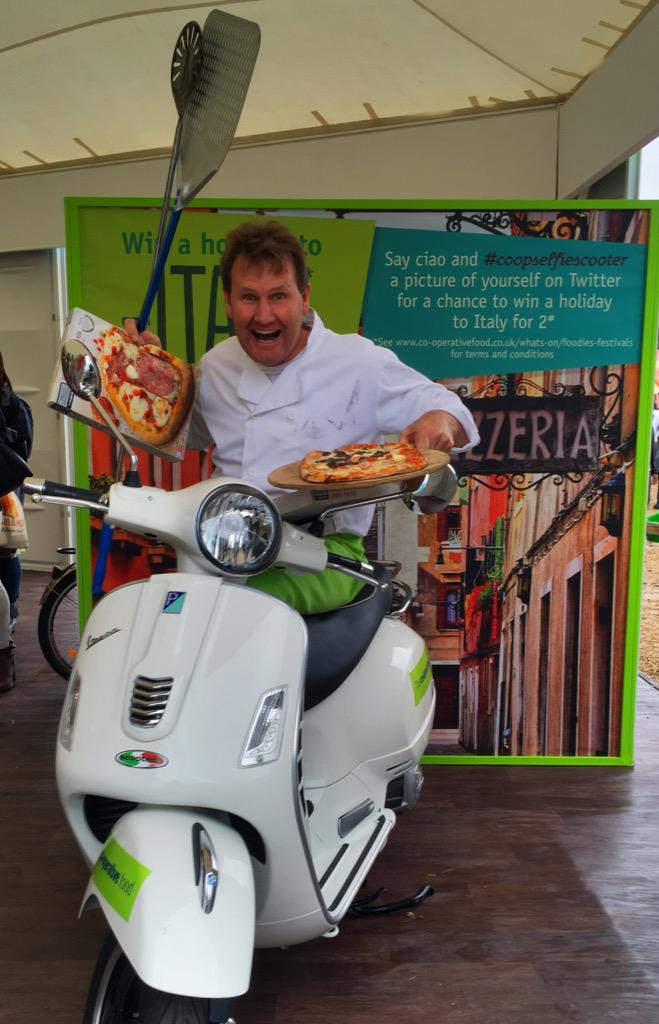 #coopselfiescooter  over 3500 portions cooked £14k raised for local charities and a dream team to work with tks guys