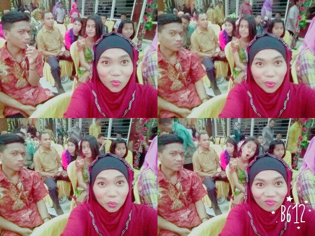 At gedung pancasila reserpsi pernikahan Briptu Marwn