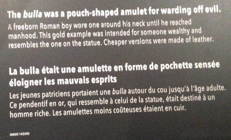 GuyChamberland's tweet photo. A bulla from #Pompeii. Don't miss #ROMpei if you're in #Toronto. http://t.co/fGTnccUVrp