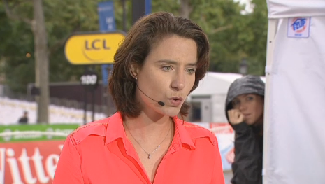itvcycling's tweet photo. VIDEO Marianne Vos' reaction to Anna van der Breggen's #LaCourse victory was wonderful! http://t.co/HXvc0egPzZ http://t.co/Hv1GEu5j0V