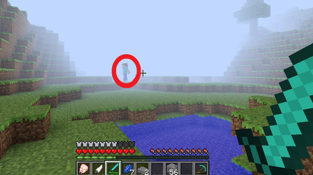 OMG i found herobrine on my xbox360