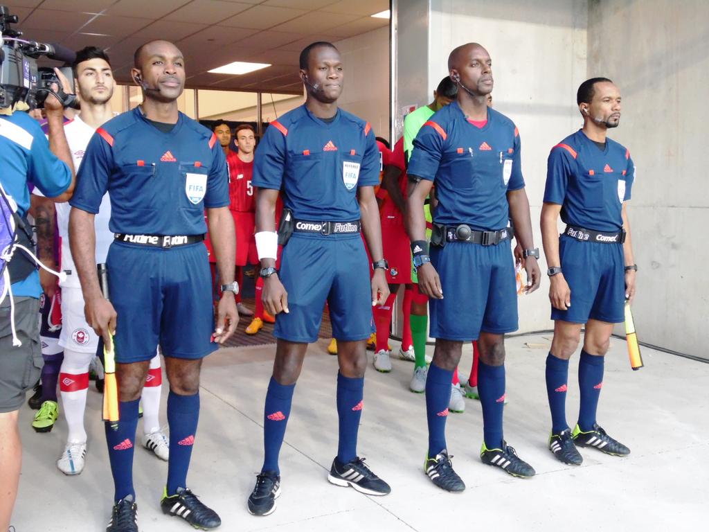 ASkeete_Referee's tweet photo. Proud to have represented the Caribbean & #Barbados with my CFU #fifareferees #PanAmGames #TO2015 http://t.co/mF7ZOUgcEs