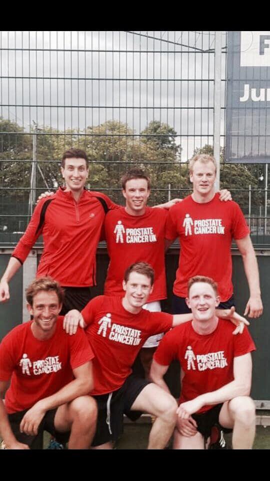 TidewayScullers's tweet photo. TSS football team celebrated a win over Barnes on Friday supporting #andyripley tshirts #prostatecancer #mesqueunclub http://t.co/UbOVGbEe4H