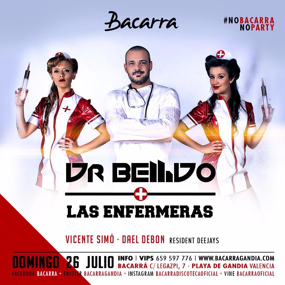 BacarraGandia's tweet photo. Esta noche la fiesta sigue siendo en @BacarraGandia con @DrBellido y #LasEnfermeras http://t.co/7ST5hvS8OR