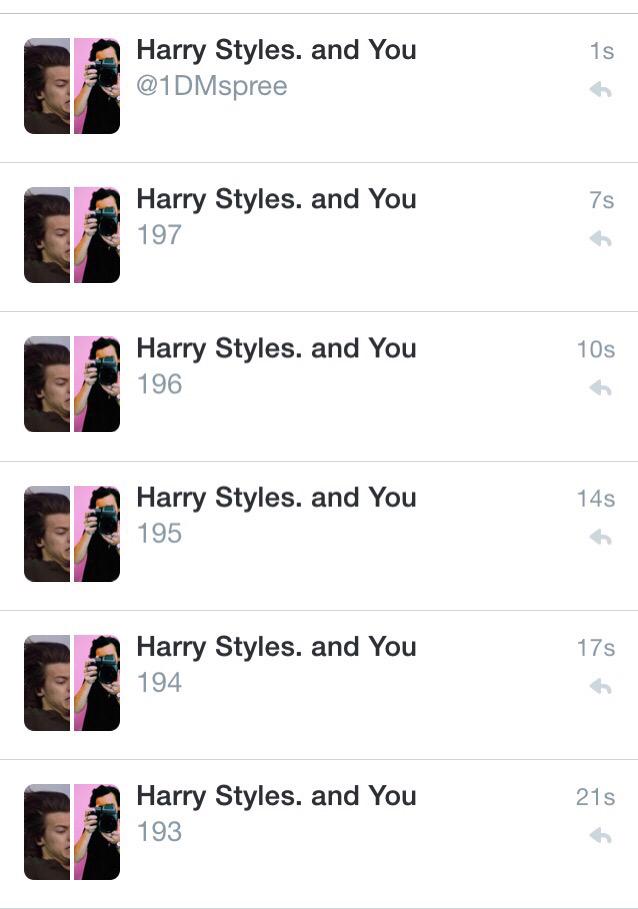 1DMspree's tweet photo. RT for a solo DM with Harry
Must be follow @campbellhes
#1DMSpree Picking 5 http://t.co/nsyQCITvWk