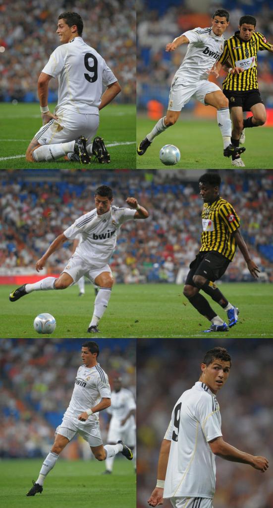 RM4Arab's tweet image. في مثل هذا اليوم من عام 2009، لعب كريستيانو رونالدو أول مباراة مع ريال مدريد في سانتياغو بيرنابيو ضد الإتحاد السعودي.