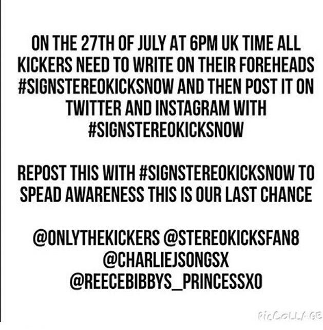StereoKicksChix's tweet photo. This is our last chanceπplease tweet/help as much as u can,we cant give up just yet πππΌπππΌ#signstereokicksnow ~Jadeππ http://t.co/mB1RDtnHO5