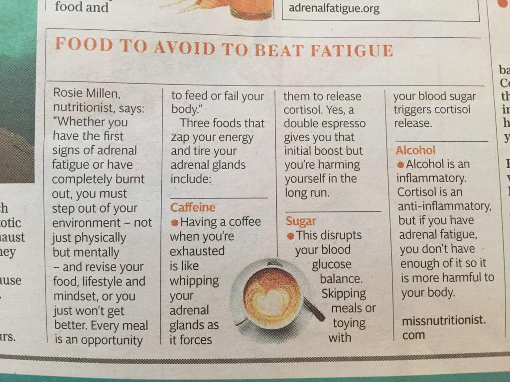 Miss Nutritionist (@ms_nutritionist) on Twitter photo Nice little write up in the <a href="/Telegraph/">The Telegraph</a> today. Ready my top tips for #adrenal fatigue recovery on page 33! Nice little write up in the <a href="/Telegraph/">The Telegraph</a> today. Ready my top tips for #adrenal fatigue recovery on page 33!