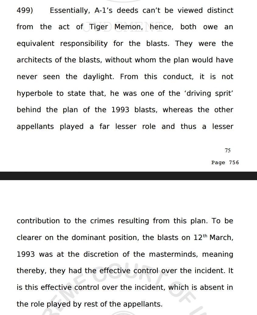 BhateKetan's tweet photo. As found by SC, #YakubMemon was the driving spirit behind the plan of blasts. Blasts were at his &amp; Tiger's discretion http://t.co/AgQbOpA6IB