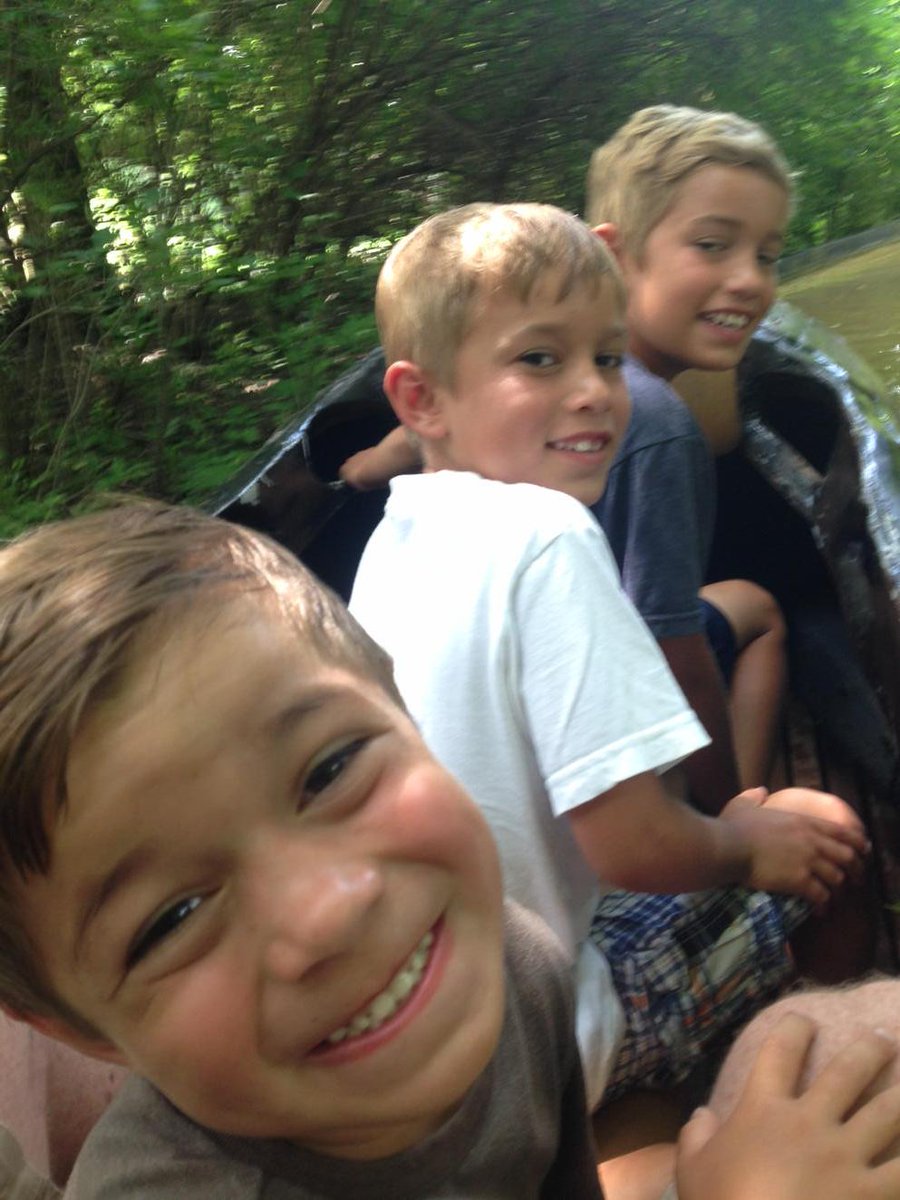 Great day for log ride at the fwzoo with my boys.