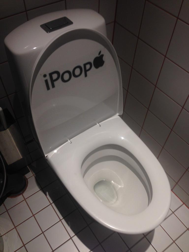 hannatweet's tweet image. 😂 #ipoop #apple #brewdoghelsinki