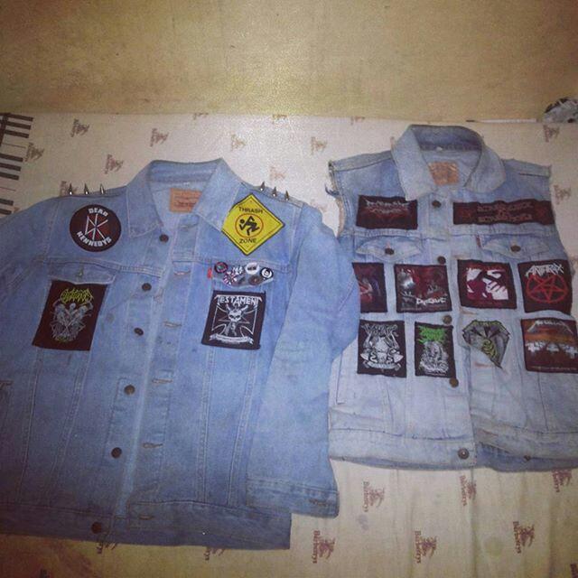 ridwan_waste's tweet photo. My battle jacket my adventure #battlevest #battlejacket #metal #metalhead #thrashmetal http://t.co/49c7lAIr7e