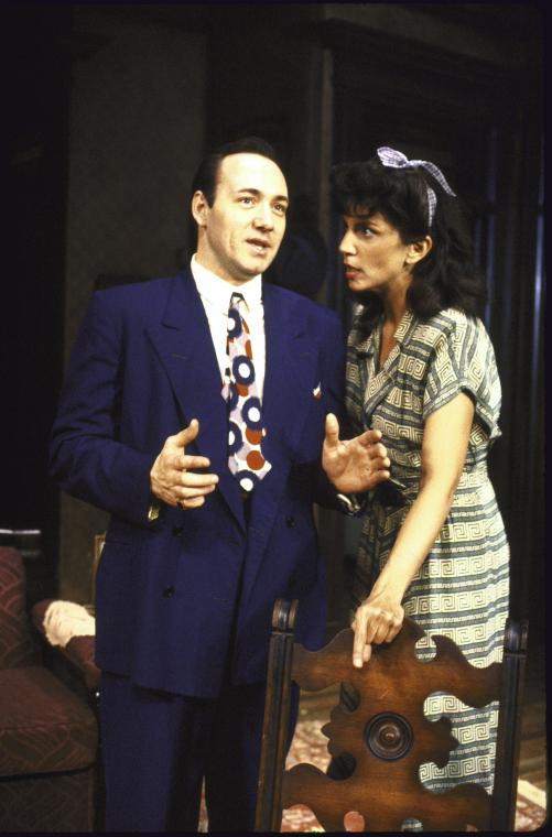 Happy birthday to Kevin Spacey, here w/ Mercedes Ruehl in Neil Simon\s \"Lost in Yonkers,\" 1991. Via 