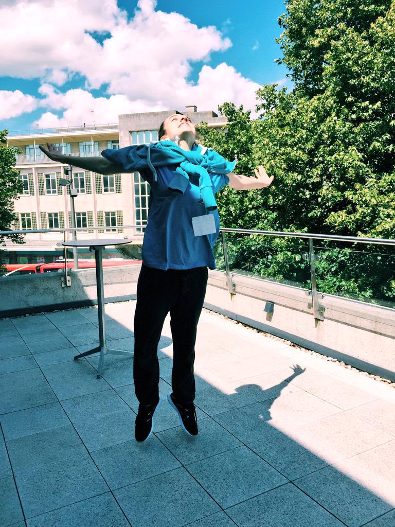foolyrose's tweet photo. Jane's middle name is Danger. Georgia in flight. Starfish Hannah. I caught a Noa. #Cando2 #UDanceOnTheBalcony http://t.co/2dc7IABmax