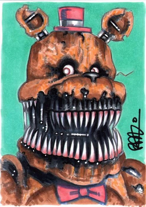 Fnaf 4 : Nightmare Fredbear  Fnaf, Nightmare, Fnaf drawings