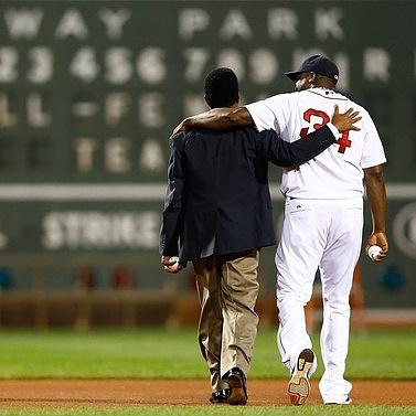 davidortiz's tweet image. Today is a special day congrats 2 a true legend and HOFer on and off the field my brother @45PedroMartinez #PedroHOF