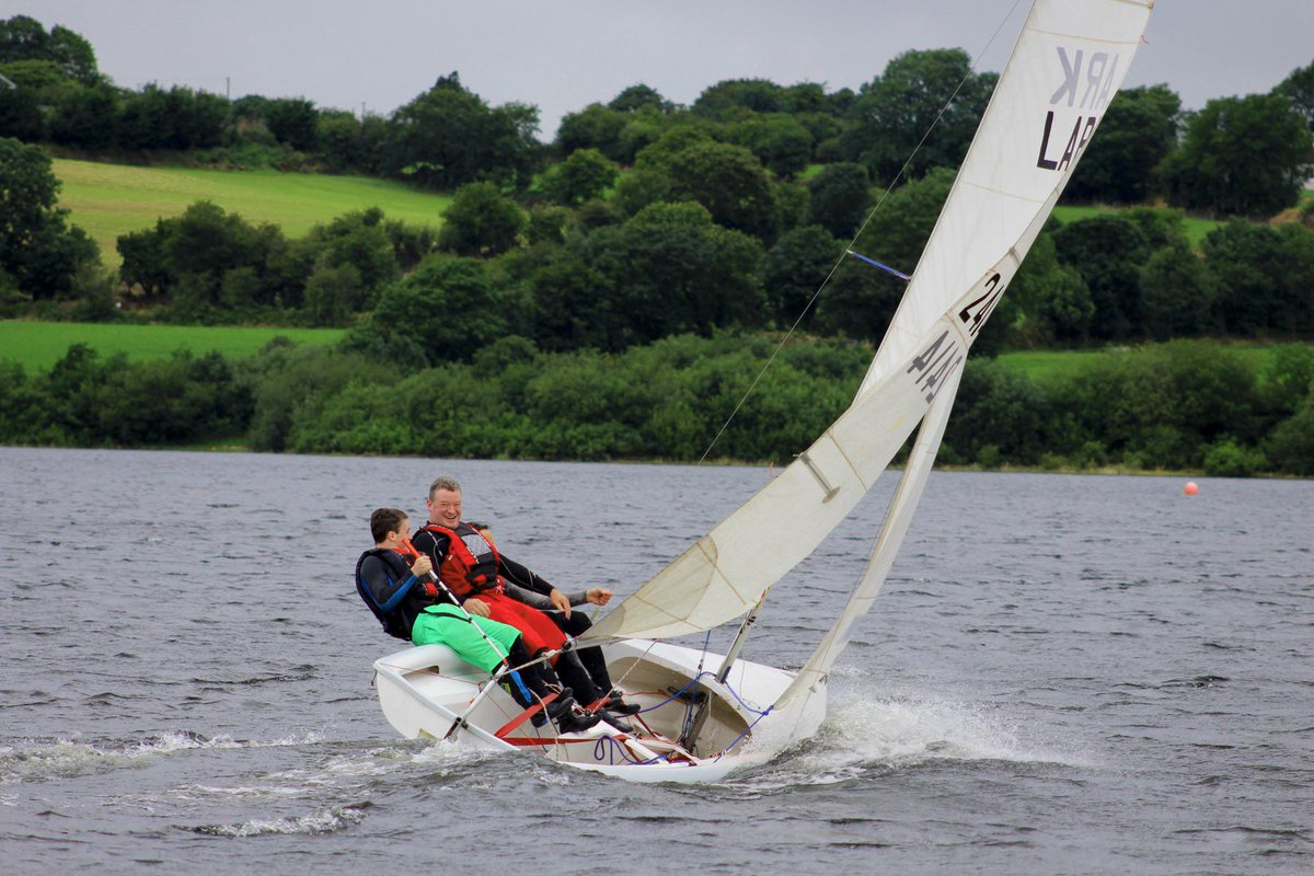 Plenty of wind and fun on Inniscarra Lake today. 
#sailing #cork #ireland