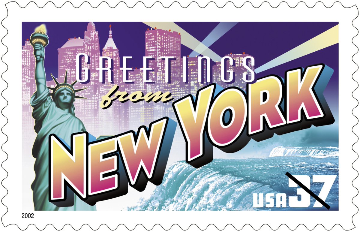 USPSConnection's tweet photo. @I_LOVE_NY Happy statehood NY! Today's #PMiH is dedicated to you! http://t.co/zUa9CADd6W