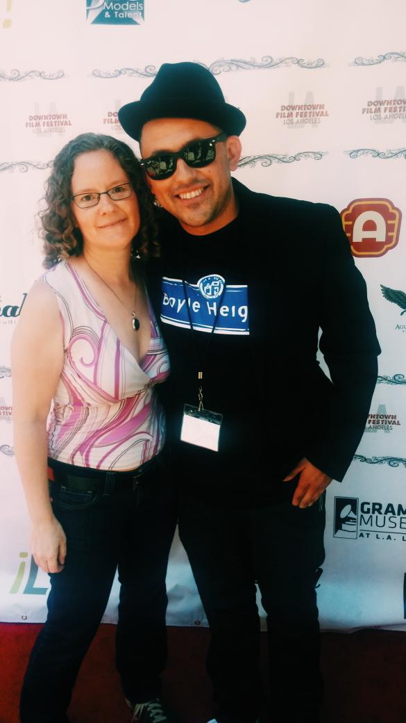 dtlaff's tweet photo. Director Betsy Kalin and subject Xavi Moreno #eastlainterchange #DFFLA http://t.co/EaLU01SSU9