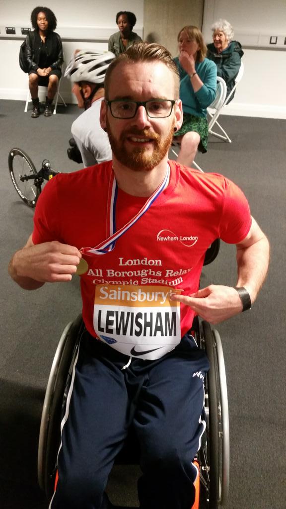 #HelloMyNameIsKat💙 (@k_sadler1) on Twitter photo My husband representing the borough of Lewisham at the 50th anniversary games #Proud #NationalParalympicDay My husband representing the borough of Lewisham at the 50th anniversary games #Proud #NationalParalympicDay