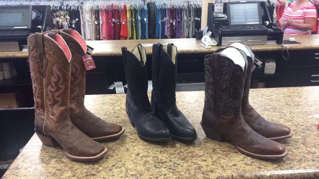 Cowboy boots all size 10!