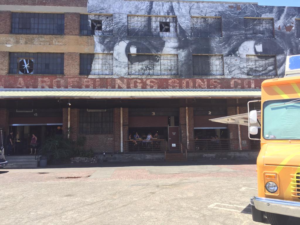 Come and have some delicious beer at the angel city brewery and try out new specials for the day: Philly cheese steak