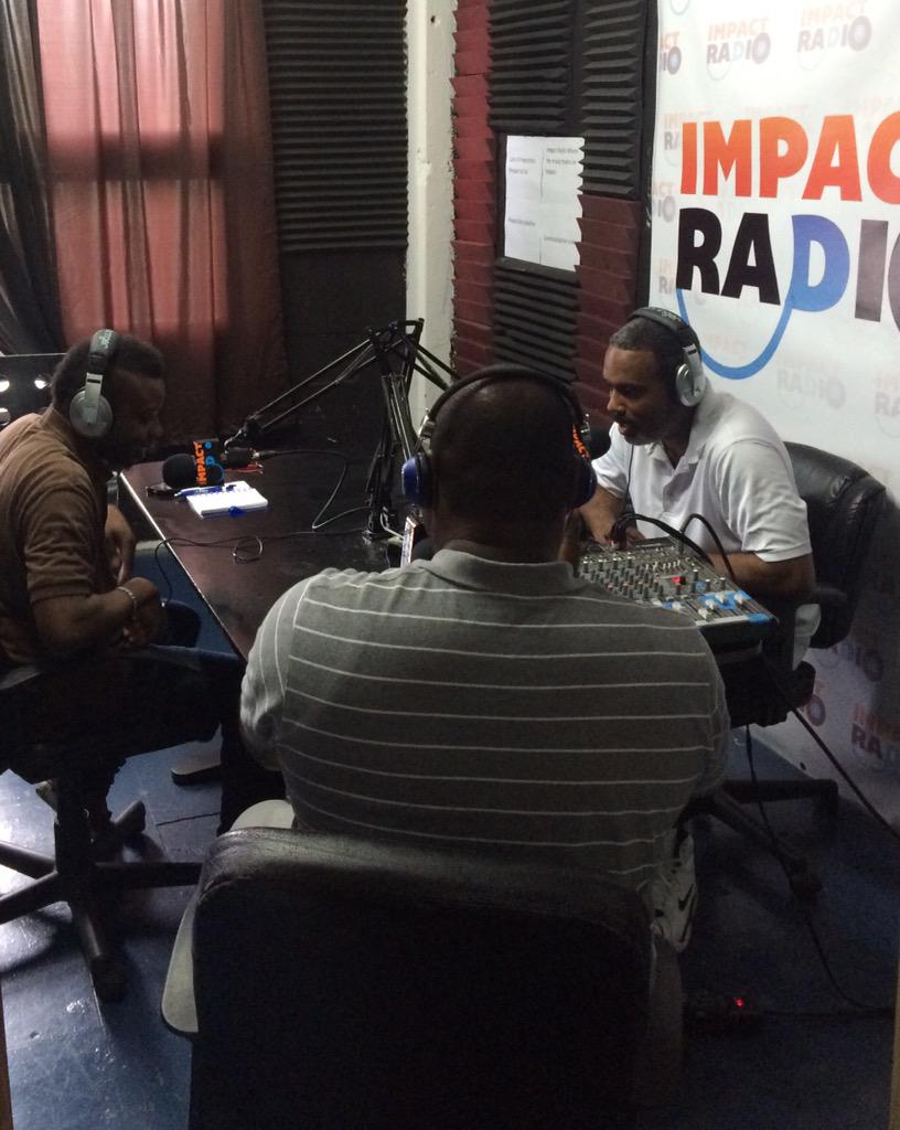 Soulful_Sips's tweet image. #LargePro live on #ImpactRadio with #EricLbeats #hiphop #radio #reliving