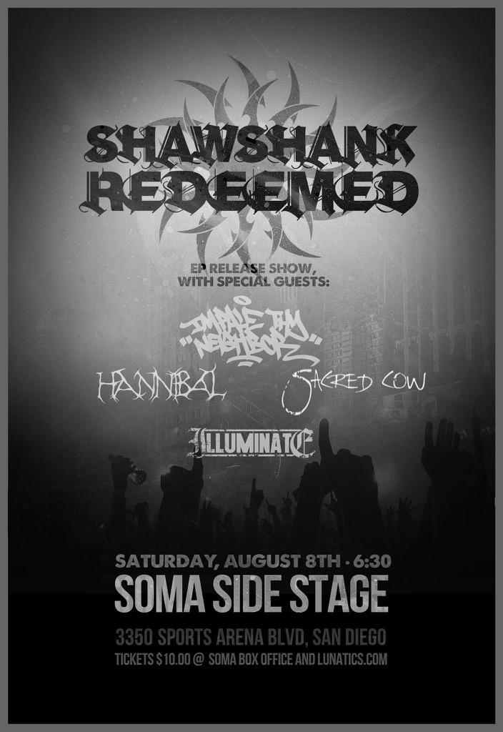 EP RELEASE SHOW <a href="/SOMAsd/">SOMA San Diego</a> !!!! Extremely stoked to share the stage with our friends in <a href="/impalethyneigh1/">ImpaleThyNeighbor</a> and others! $10