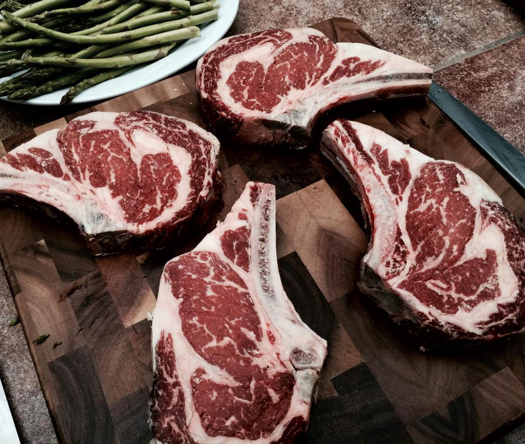 "Holly Marbling Batman" those <a href="/Cumbraes/">Cumbrae's</a> rib-eyes were awesome last night!!!