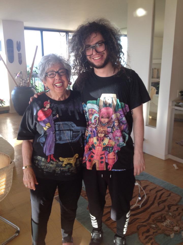 GRIMECRAFT's tweet photo. I kno sum of u have been wondering the definition of Lit so here it is- this picture of me and my Grandma #Gramcraft http://t.co/t2y3LTiTEB
