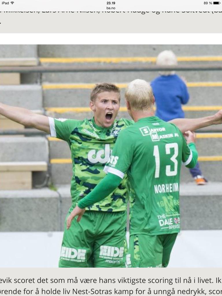 Deilig start på et nytt eventyr i Nest Sotra! 👍😃 #lagseier #fingjeng #gledermætefortsettelsen #liiivet