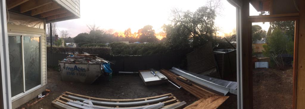 ODMBuilding's tweet image. Chilli but beautiful morning here at our Stirling project. Big week of progress planned to get this place closed up!