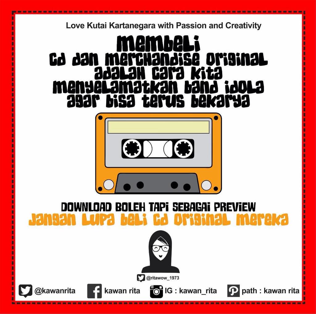 kawanrita's tweet photo. Katakan tidak pada musik bajakan. Waktunya kita menghargai karya para musisi kita --)) @ritawow_1973 @saling_share http://t.co/FINgSHwx37