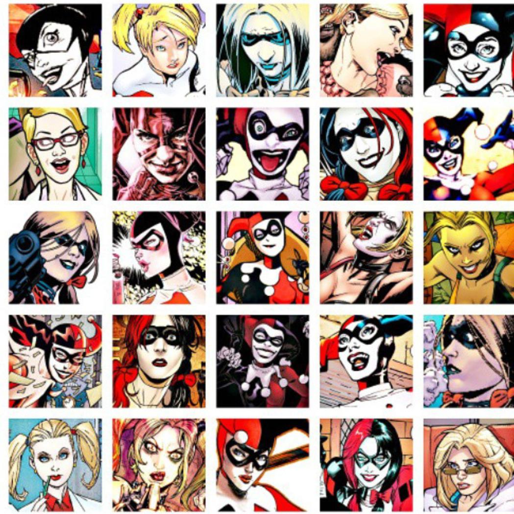 TheRisenKnight's tweet photo. The many, many faces of #HarleyQuinn. 
#YourDailyPictureOfHarleyQuinn http://t.co/NetuIaNkg6
