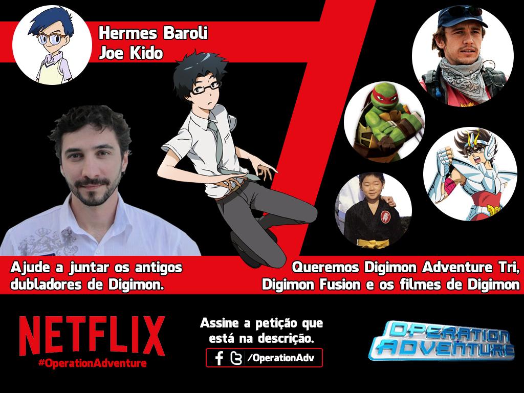 OperationAdv's tweet image. Já são mais de 1700 assinantes. Participe você também:
chn.ge/1COBWkQ 
#Digimon #OperationAdventure #Dublagem