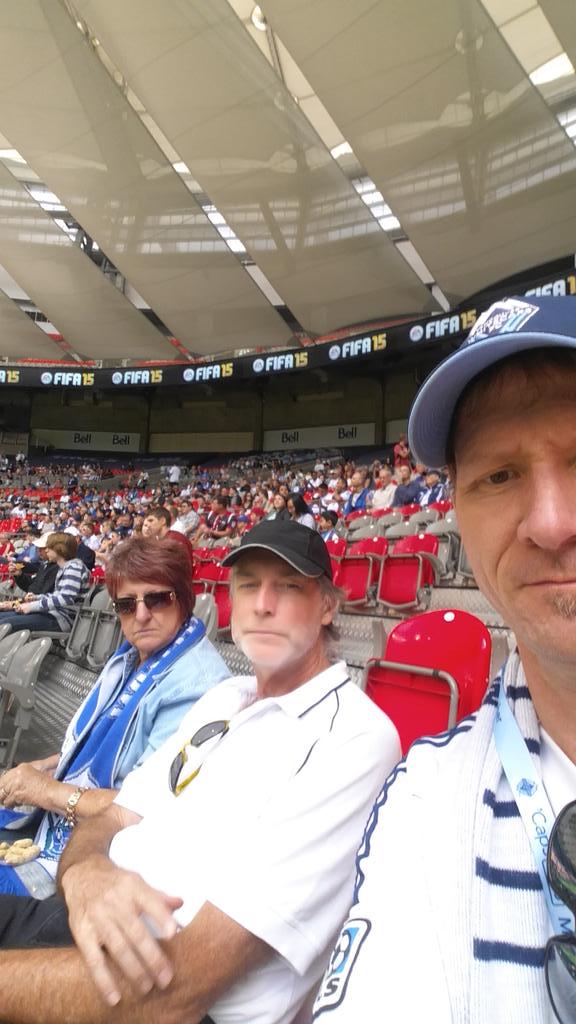 TimRohwer's tweet image. At the Caps game with mom and buddy Mike #VWFC