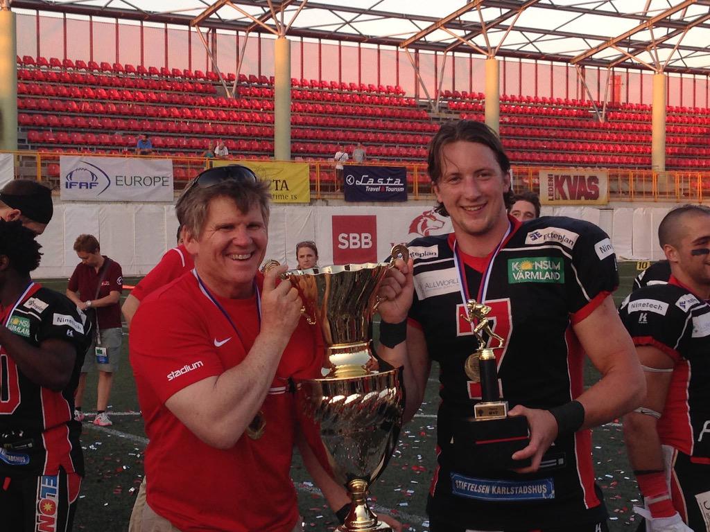 European Champions with <a href="/crusaders1991/">Carlstad Crusaders</a> and <a href="/No1Gunslinger/">Anders Hermodsson</a> - what a special organization. Great players and people!