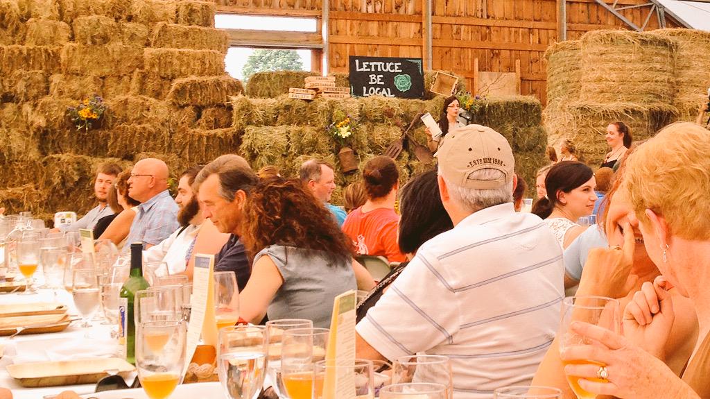 The <a href="/LettuceBeLocal/">Lettuce Be Local</a> farmer's dinner did NOT disappoint. So much to love!