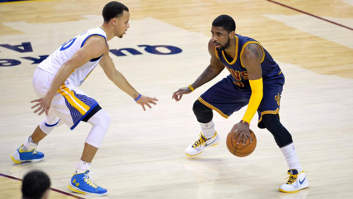 NBAcom's tweet photo. Best handles in the league? Check out the best moves from @KyrieIrving last season:

WATCH » http://t.co/XjGOcWVOWT http://t.co/O4zXimJquC
