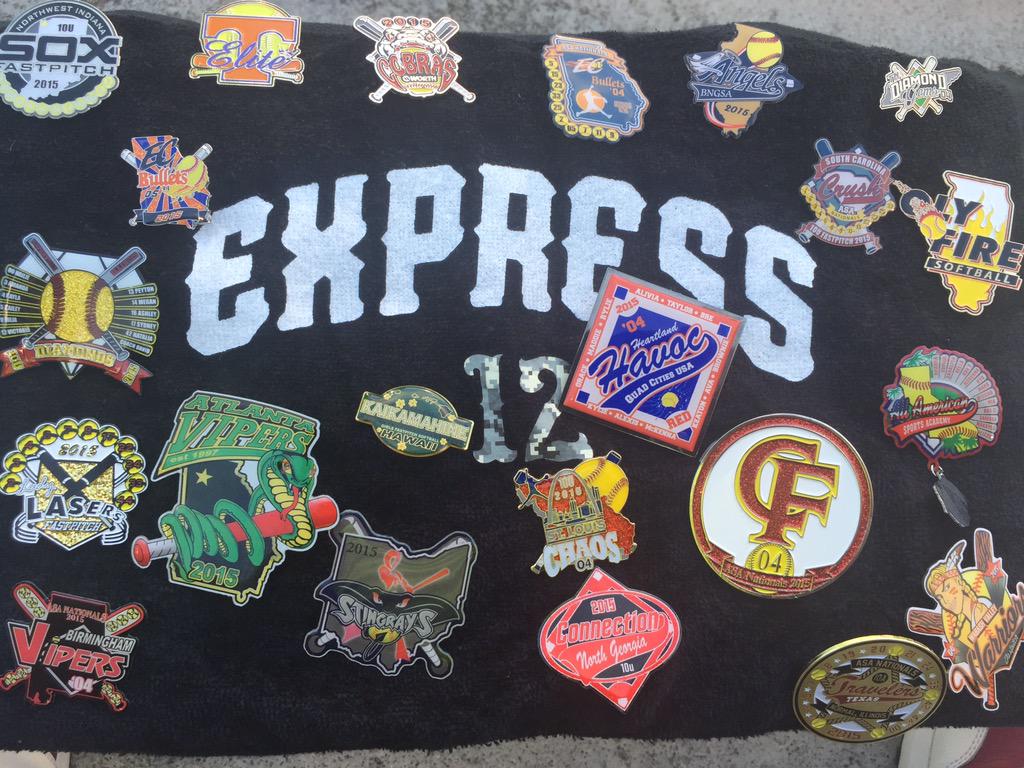FHFCoach's tweet photo. Layla's pin exchange at Nationals representing girls from coast to coast. #EPExpress http://t.co/7aBS3bq8Pz