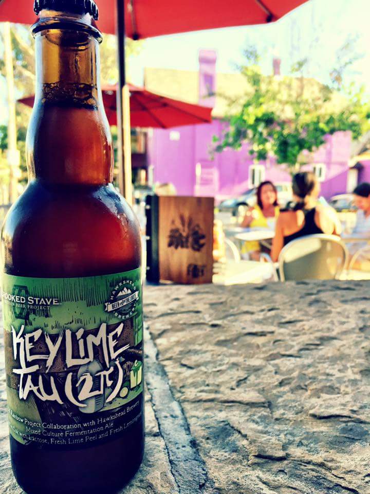 HighlandTandB's tweet image. This delicious patio sipper is now available  Key Lime Tau Sour Ale
@CrookedStave &amp;amp; @HawksheadBrewer 
#craftbeer