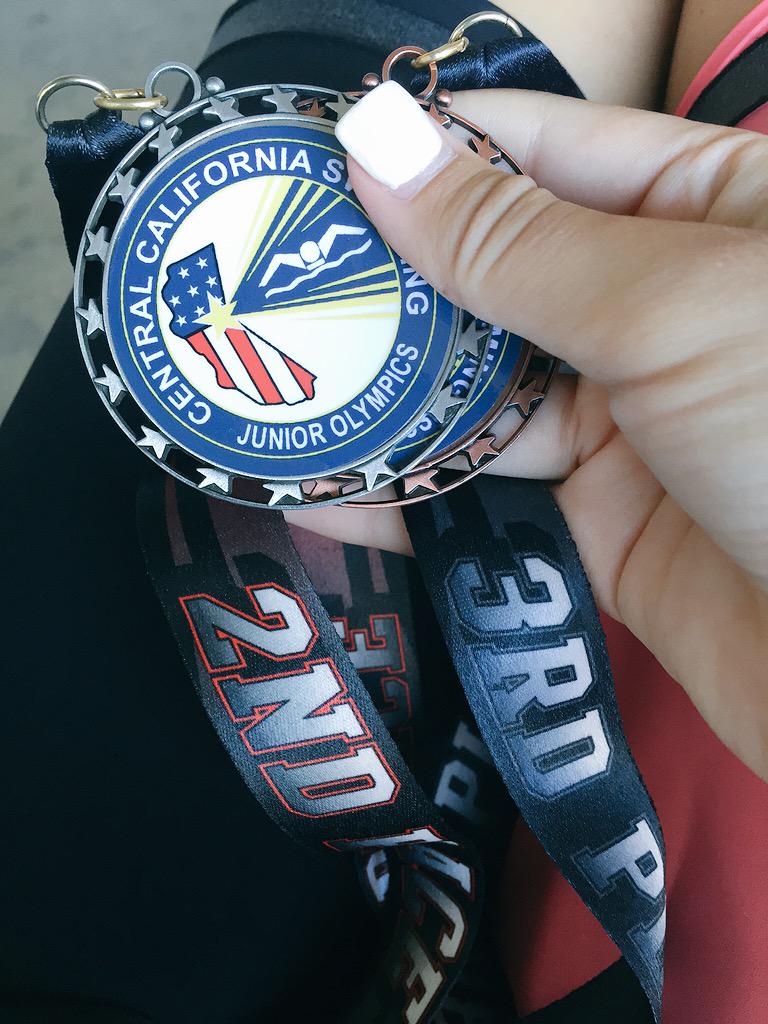 marionnii__'s tweet photo. Def pulled this out of nowhere! Lol pretty accomplished weekend 🏊🏼💙💛 @MercedSkimmers #JOs2015 http://t.co/dEMIbeuQVz