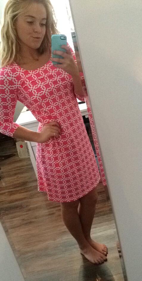 Emilyjaneinda's tweet photo. Slightly obsessed with my new #KatherineWay dress 😍 http://t.co/0VVJJyCoSJ