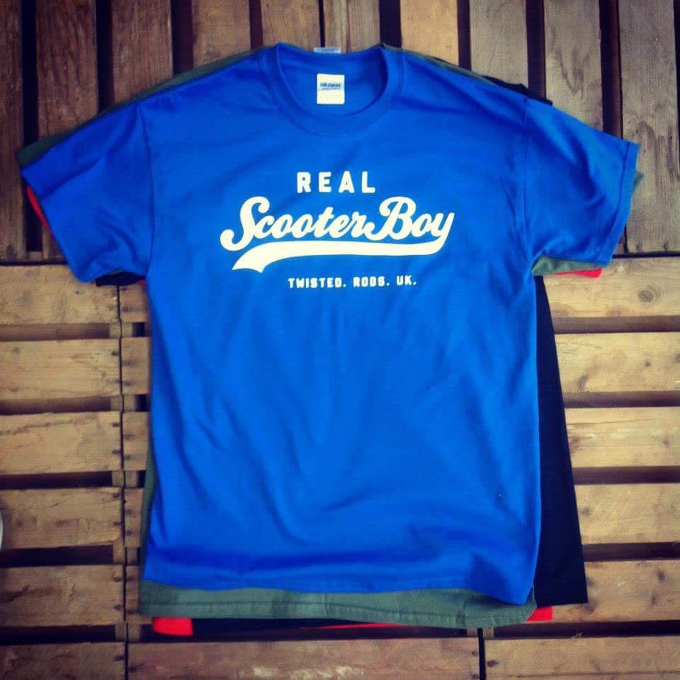 <a href="/wildcatbrand/">Wildcat Clothing</a> #wildcatclothinguk #wildcatbrand #scootering Wildcat #Twistedrods Real Scooter Boys Blue Tee Shirt.