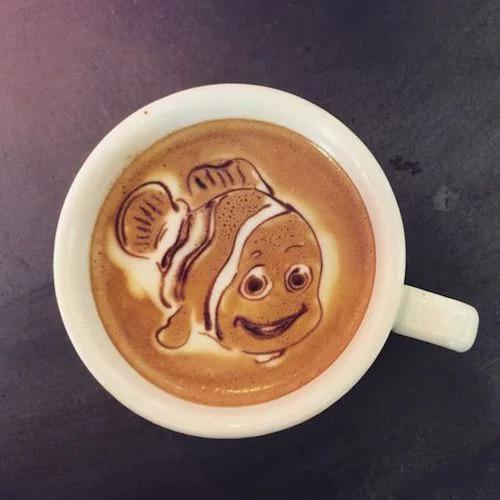 CoffeePrep's tweet image. I found Nemo in the coffee everyone!!!