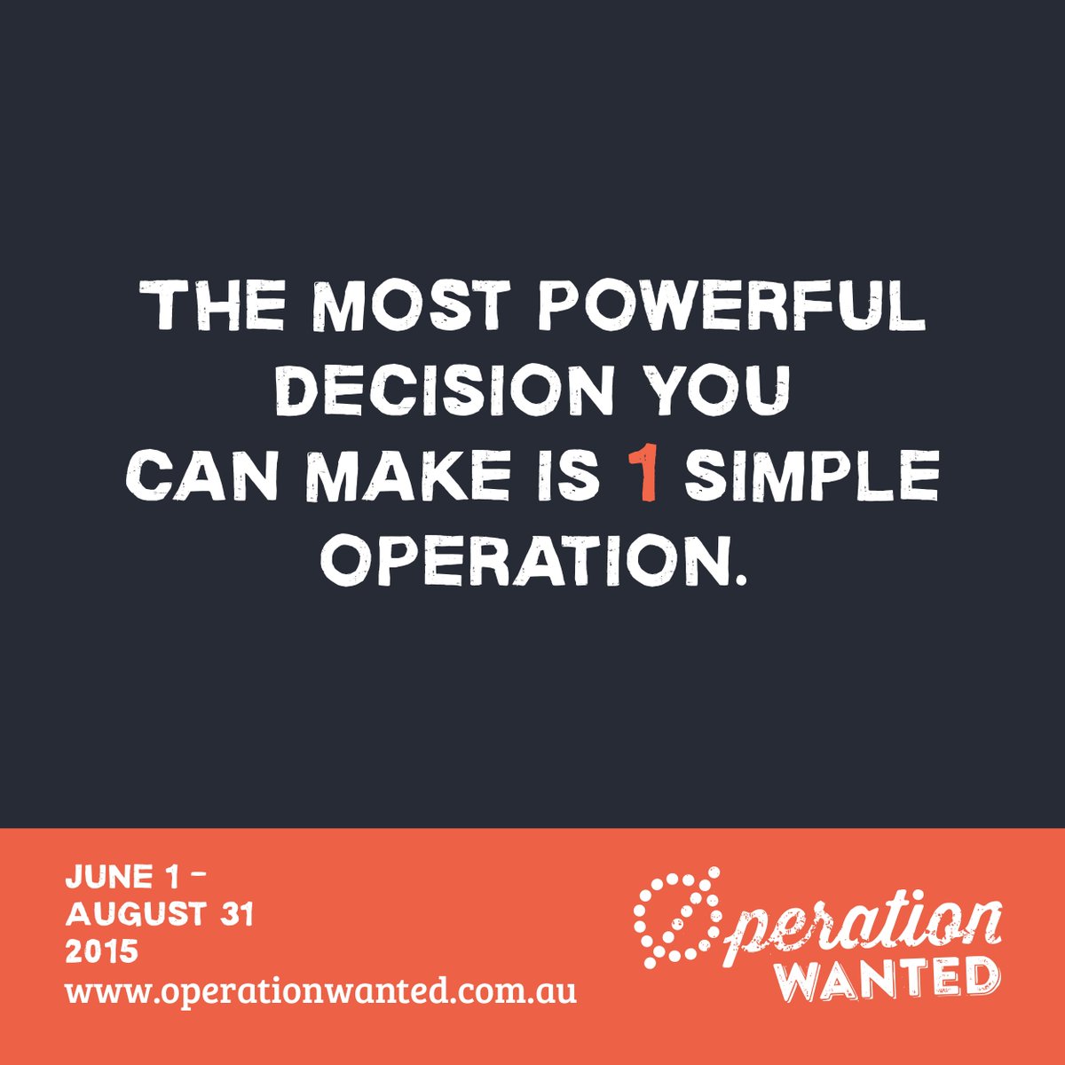 RSPCAQld's tweet photo. The most powerful decision you can make. #Desex your pet http://t.co/YpRBYG28yw #OperationWanted http://t.co/ZAXwKKEX8Y