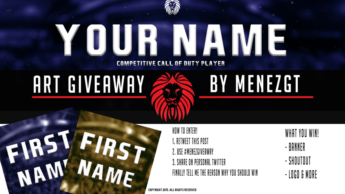 MenezGT's tweet image. INFORMATION FOR THE GIVEAWAY
@SolidusRambo @CoDAWScrims @ShawnAbner @CoD_RTs_24_7 @CoDRT24_7 @CoD_RTs
GOOD LUCK 
Mez