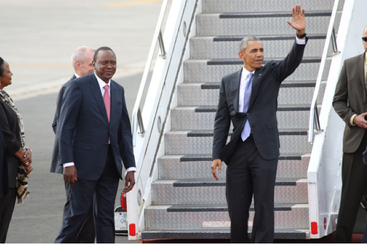 ntvkenya's tweet image. Barack Obama leaves Nairobi for AU summit in Ethiopia ow.ly/Q5ZK6