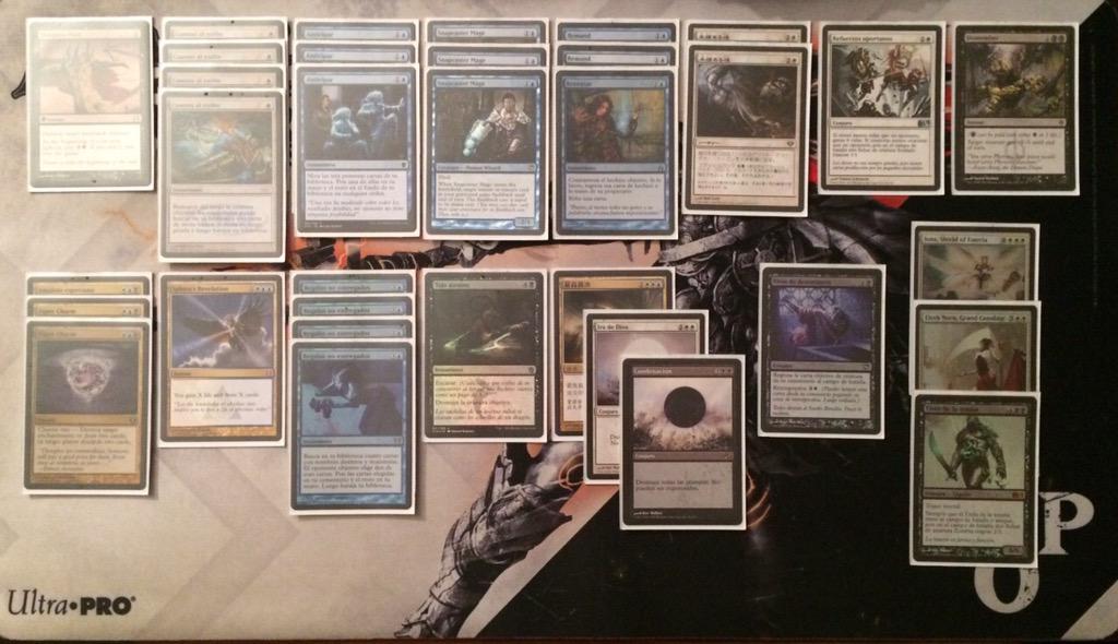 BalothPaints's tweet photo. Este es el deck de ayer #EsperGifts (Main//Lands//Side) #T8P http://t.co/dqE5jEfrfz